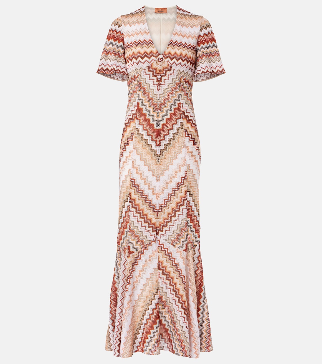 Maxikleid aus Häkelstrick | Missoni