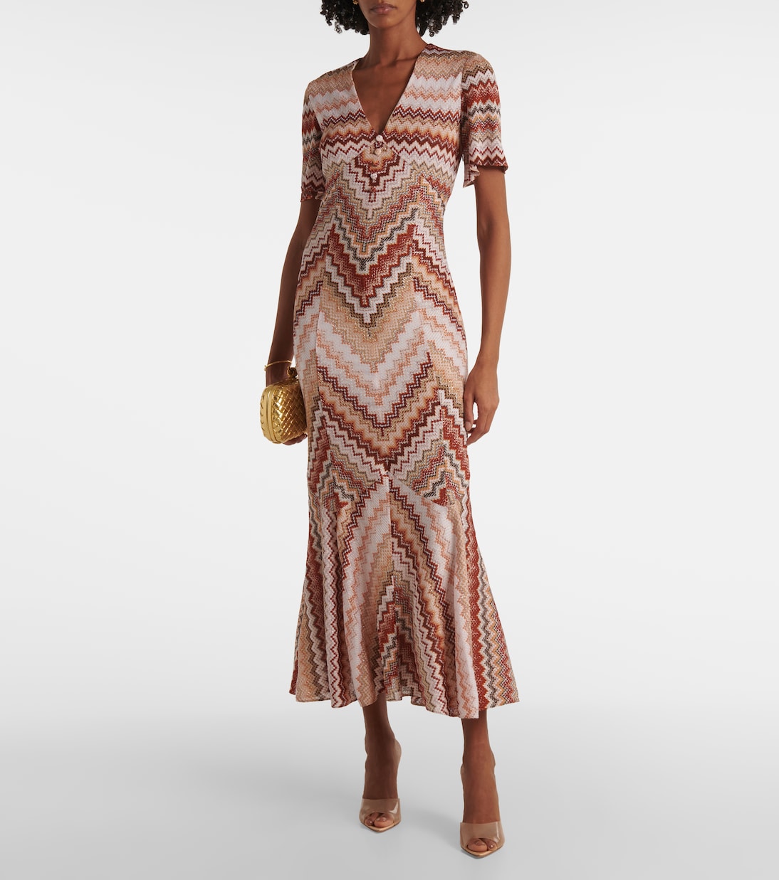 Maxikleid aus Häkelstrick | Missoni