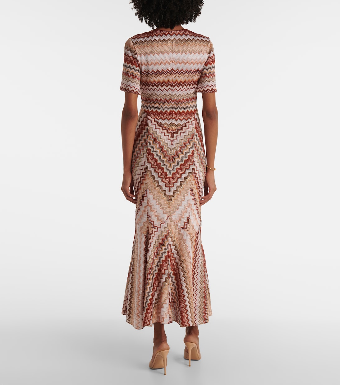 Maxikleid aus Häkelstrick | Missoni