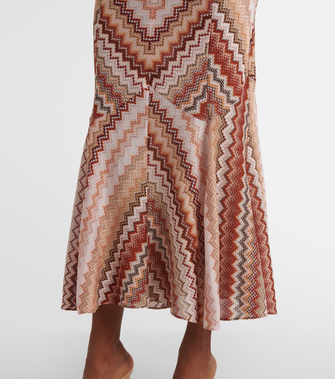 Maxikleid aus Häkelstrick | Missoni