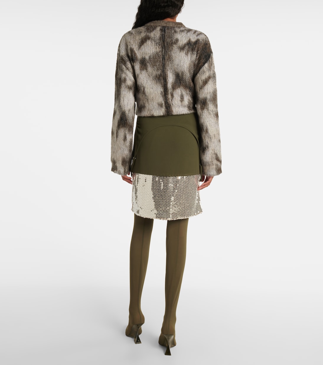 Midirock mit Pailletten | The Attico