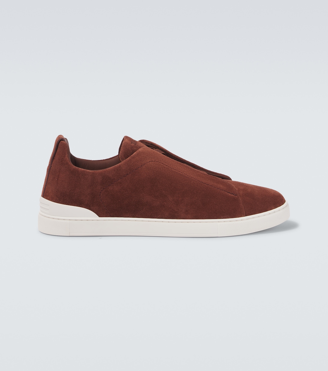 Triple Stitch Low suede sneakers | Zegna