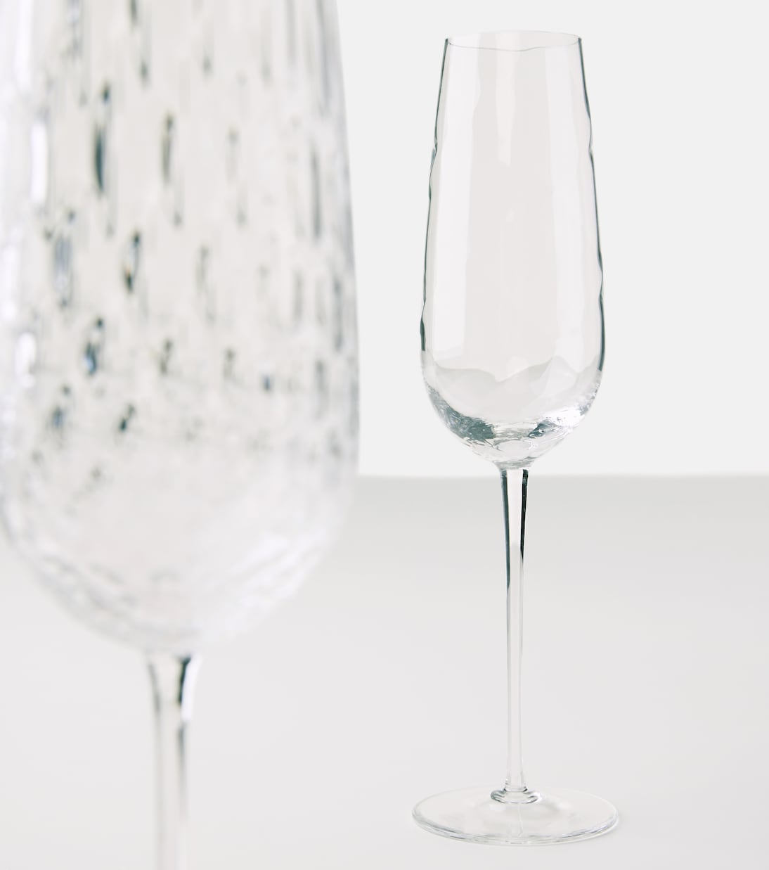 Tolomeo set of 6 champagne flute glasses | NasonMoretti