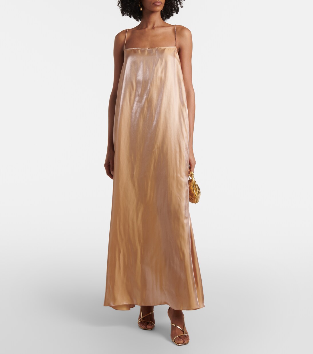 Maxikleid Delfina aus Satin | Staud