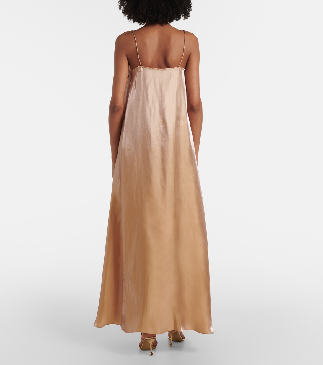 Maxikleid Delfina aus Satin | Staud