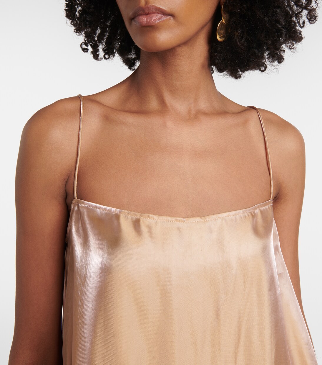 Maxikleid Delfina aus Satin | Staud