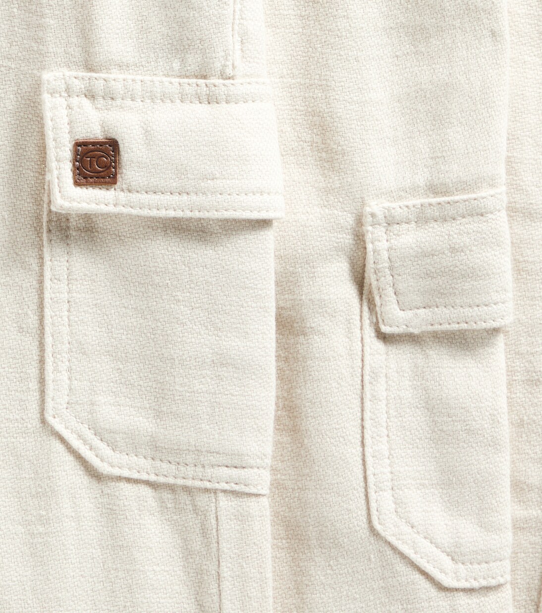Cotton and linen cargo pants | Tartine et Chocolat