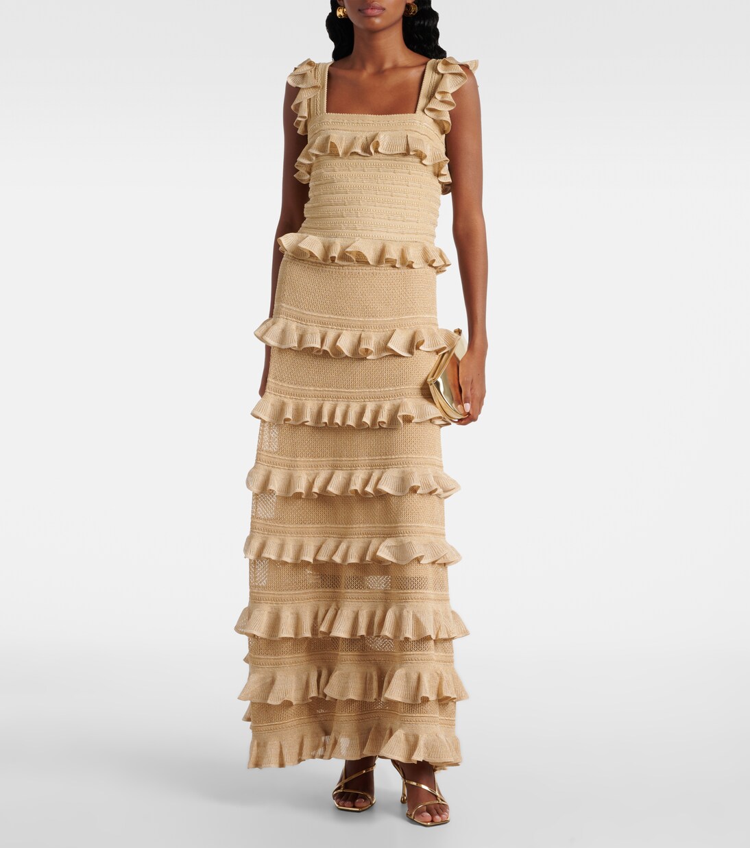 Illuminate ruffled tiered maxi skirt | Zimmermann