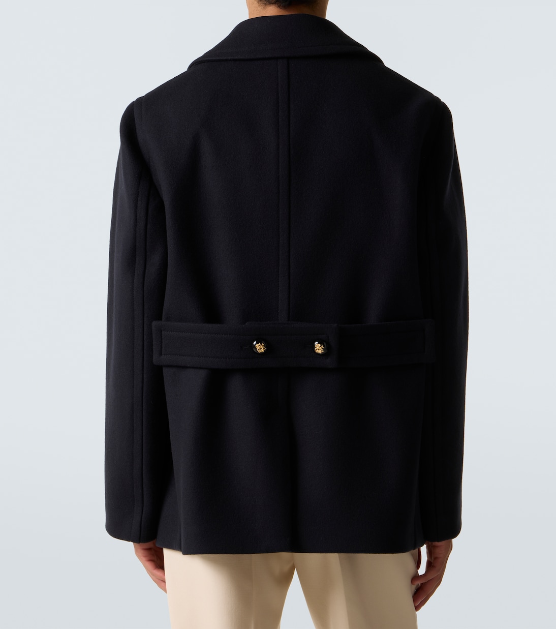 Double-breasted virgin wool jacket | Valentino