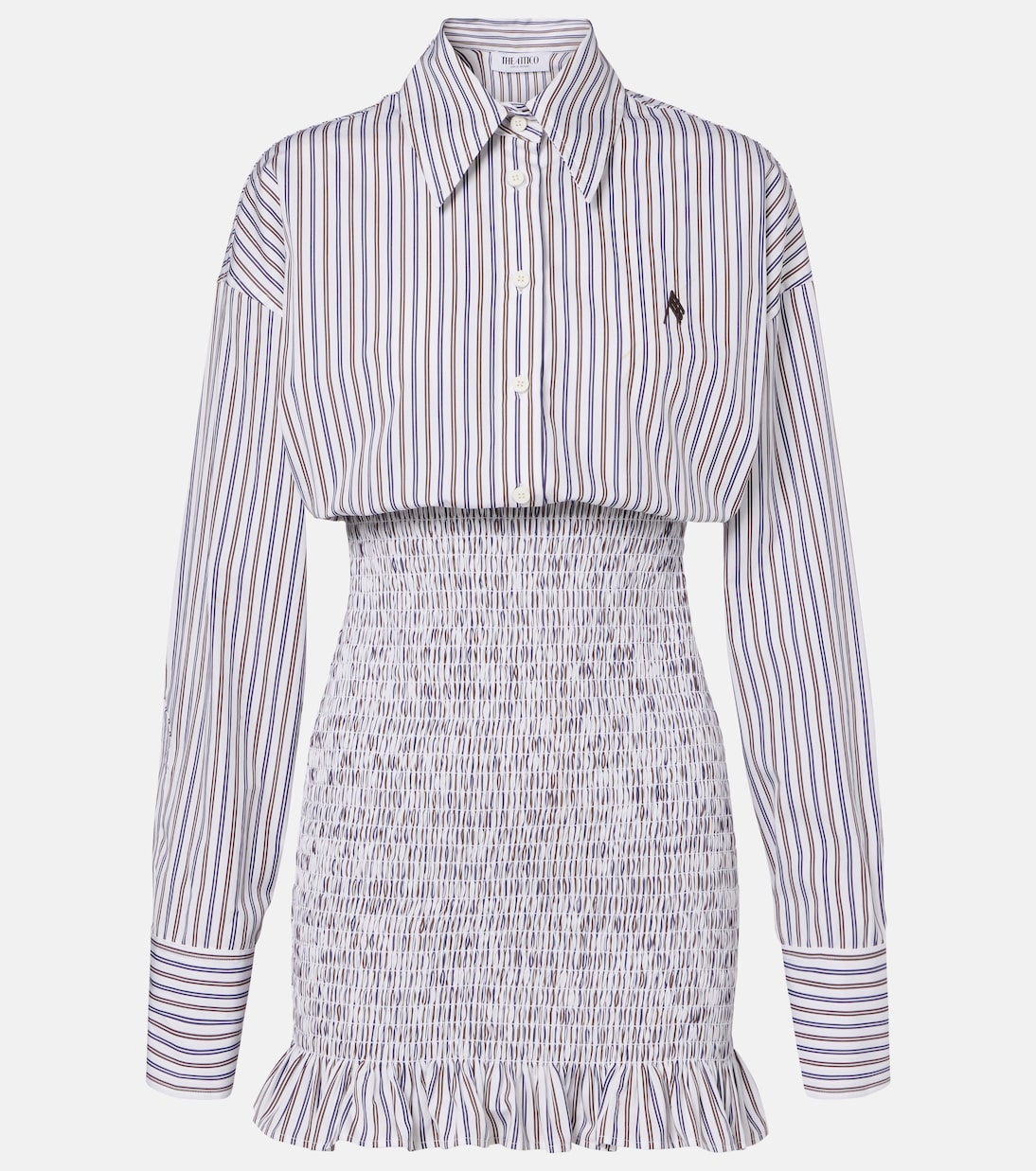 Hemdblusenkleid aus Baumwolle | The Attico