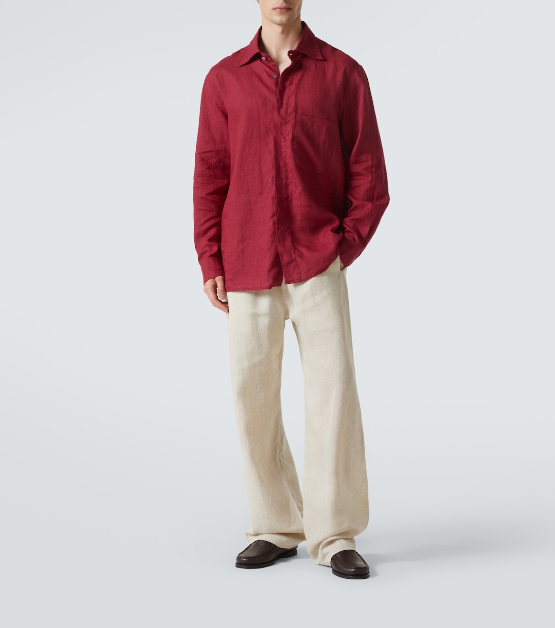 City leather loafers | Saman Amel