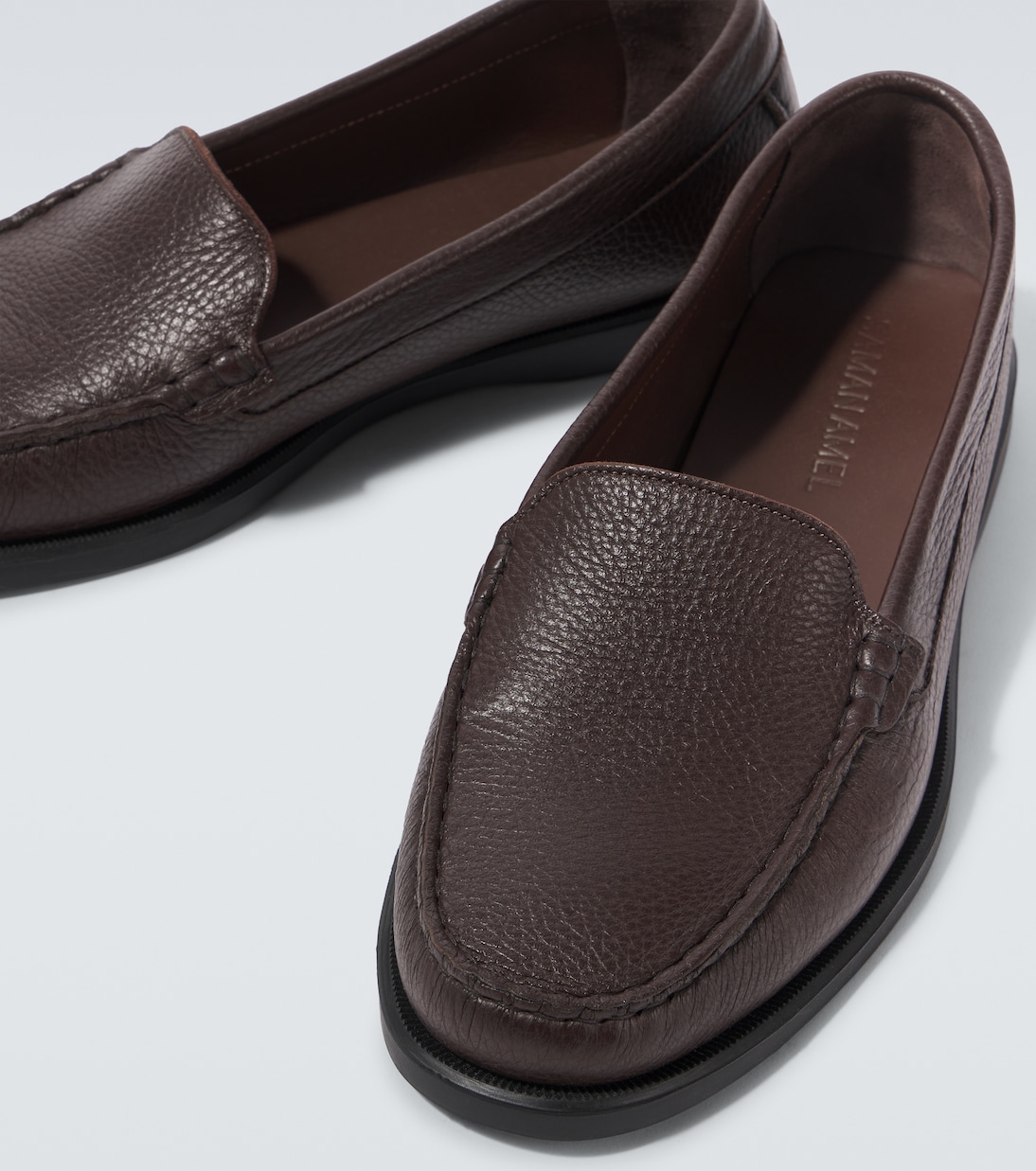 City leather loafers | Saman Amel