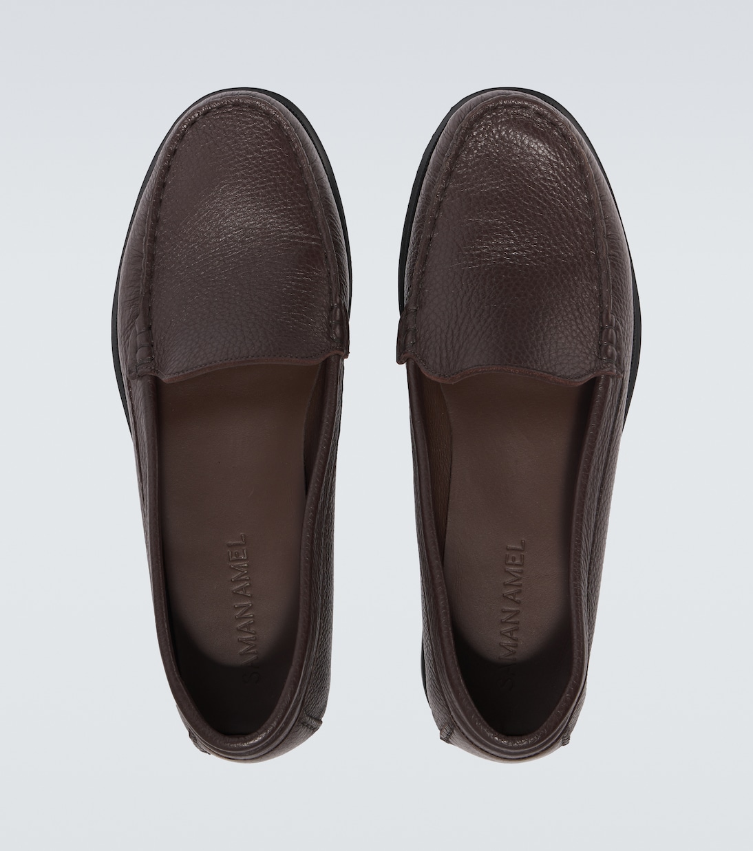 City leather loafers | Saman Amel