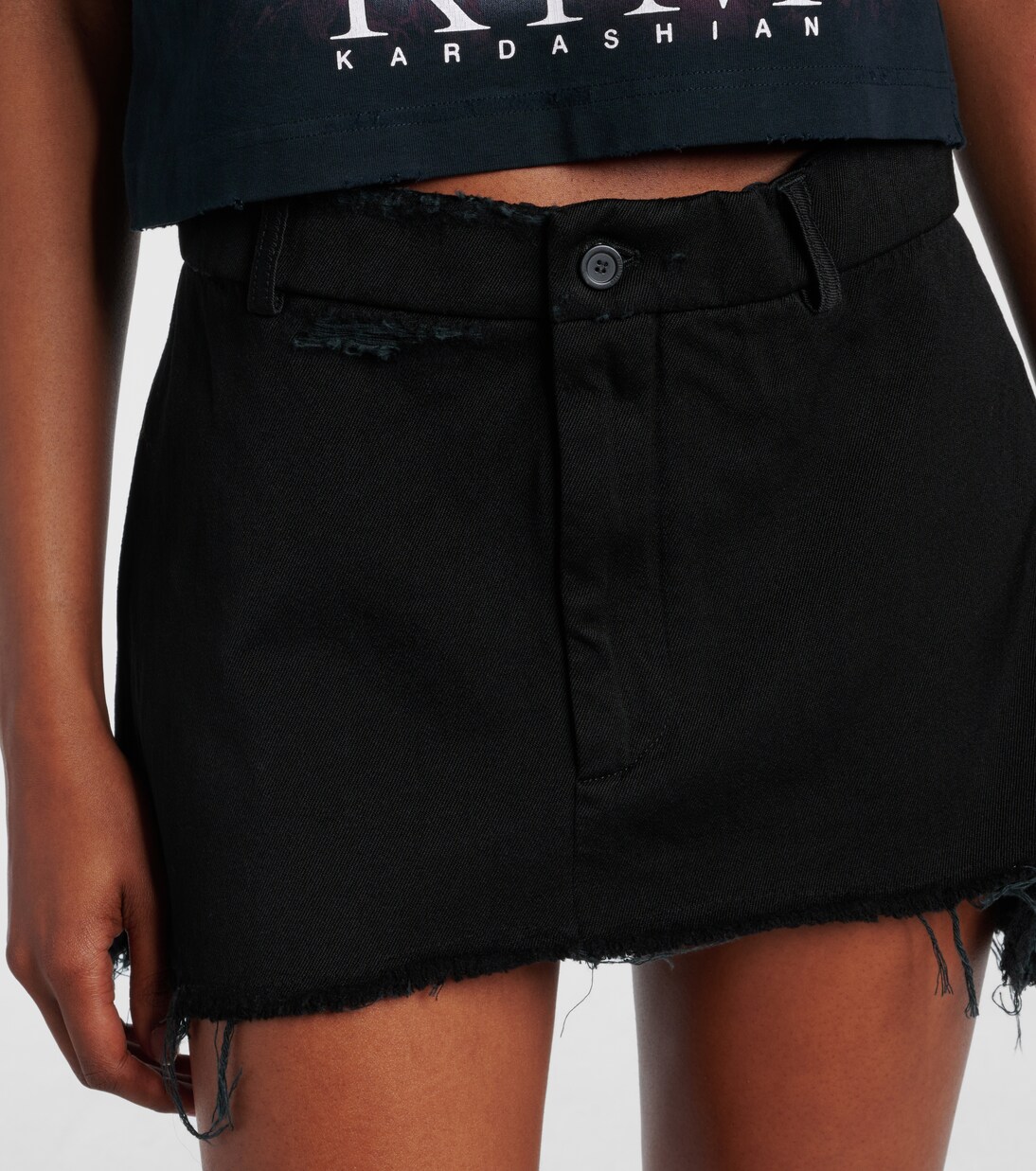 Distressed Minirock aus Denim  | Balenciaga