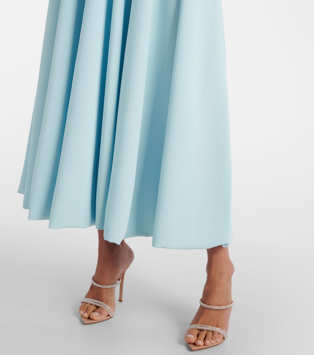 Verziertes Cocktailkleid Aldina aus Crêpe | Costarellos