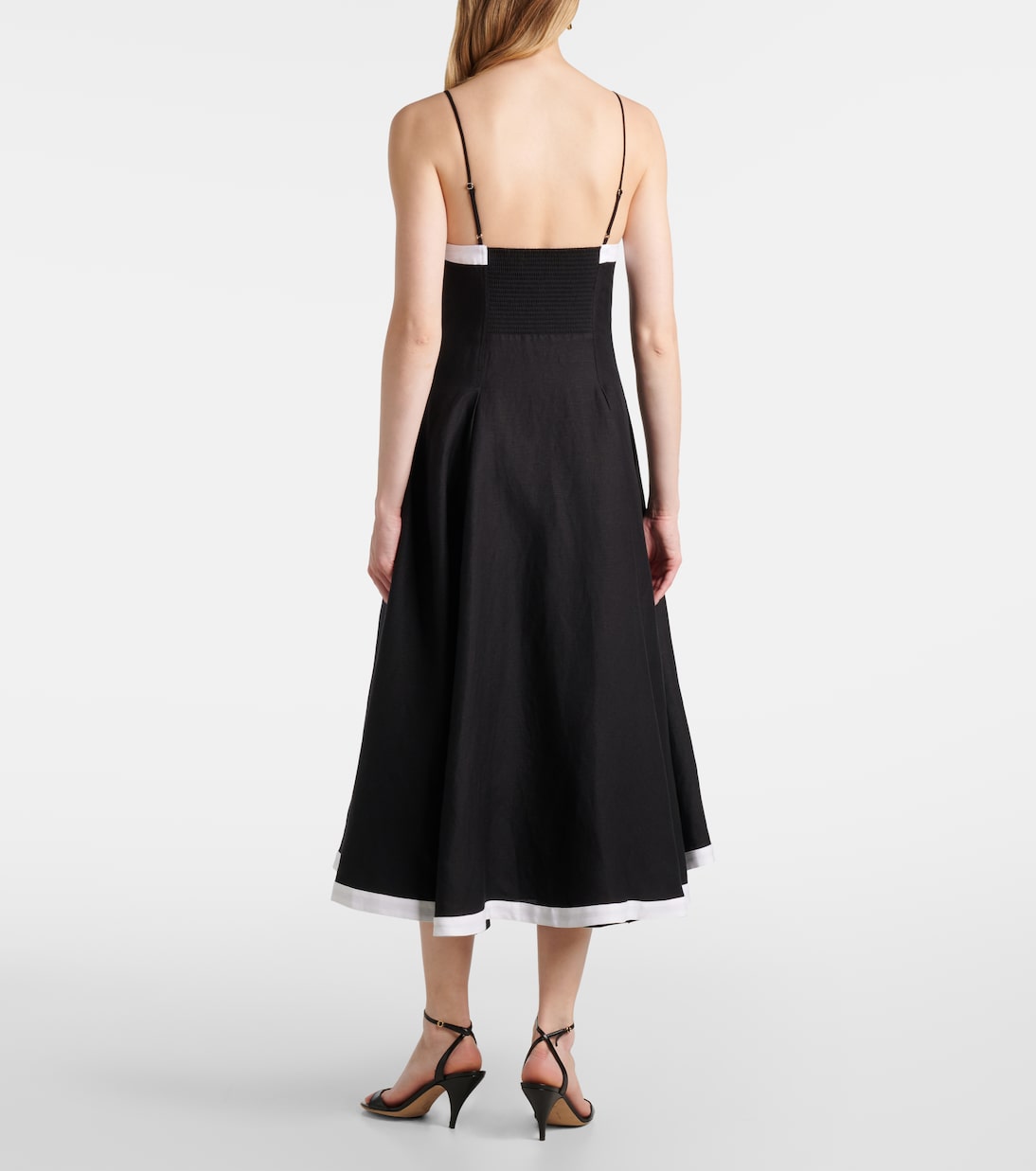 Midikleid Cordelia aus einem Leinengemisch | Simkhai