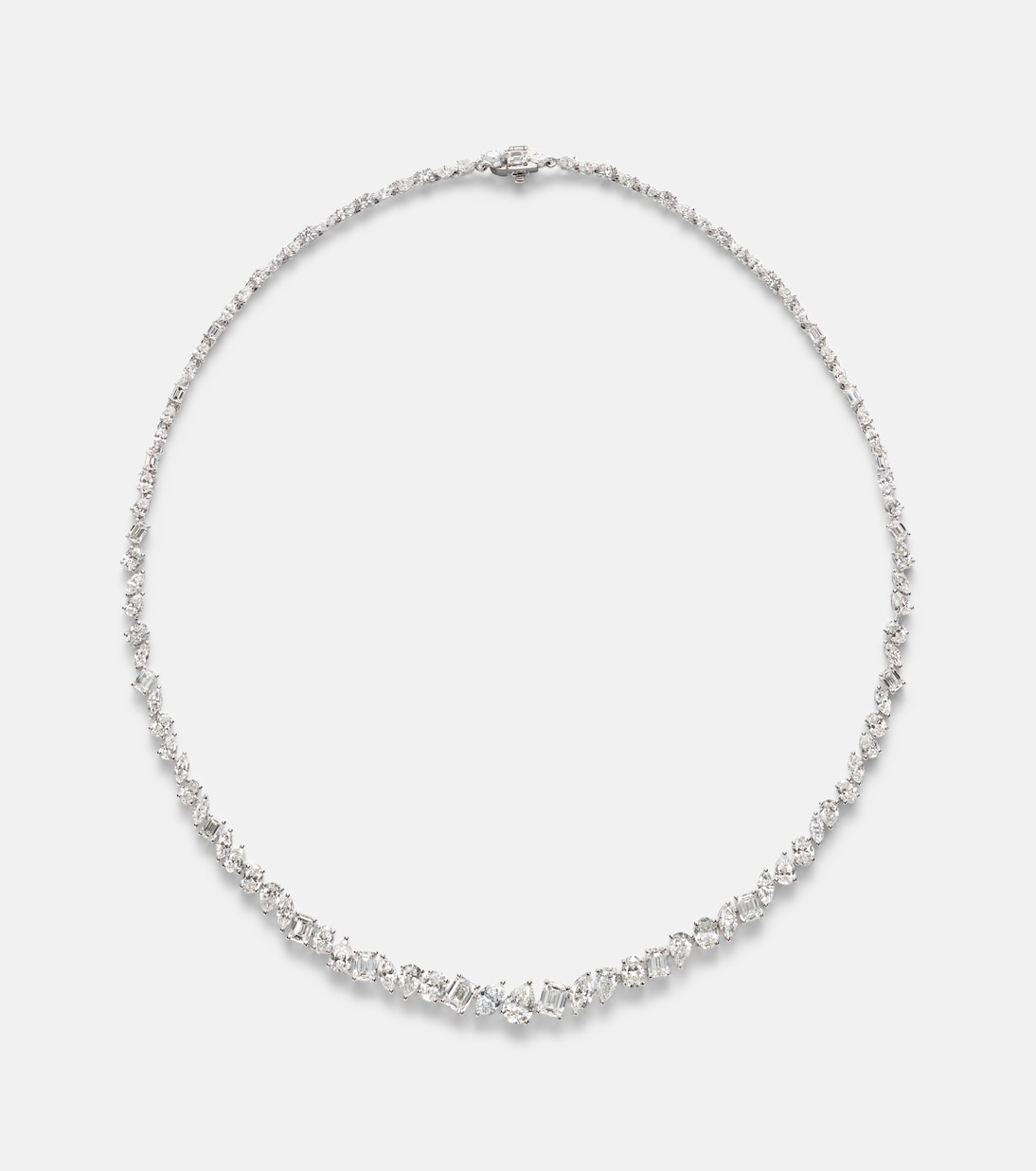 Collier en or blanc 18 ct et diamants | Kamyen
