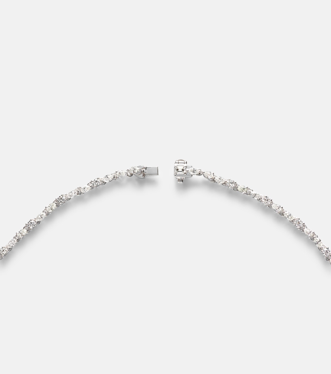 Collier en or blanc 18 ct et diamants | Kamyen