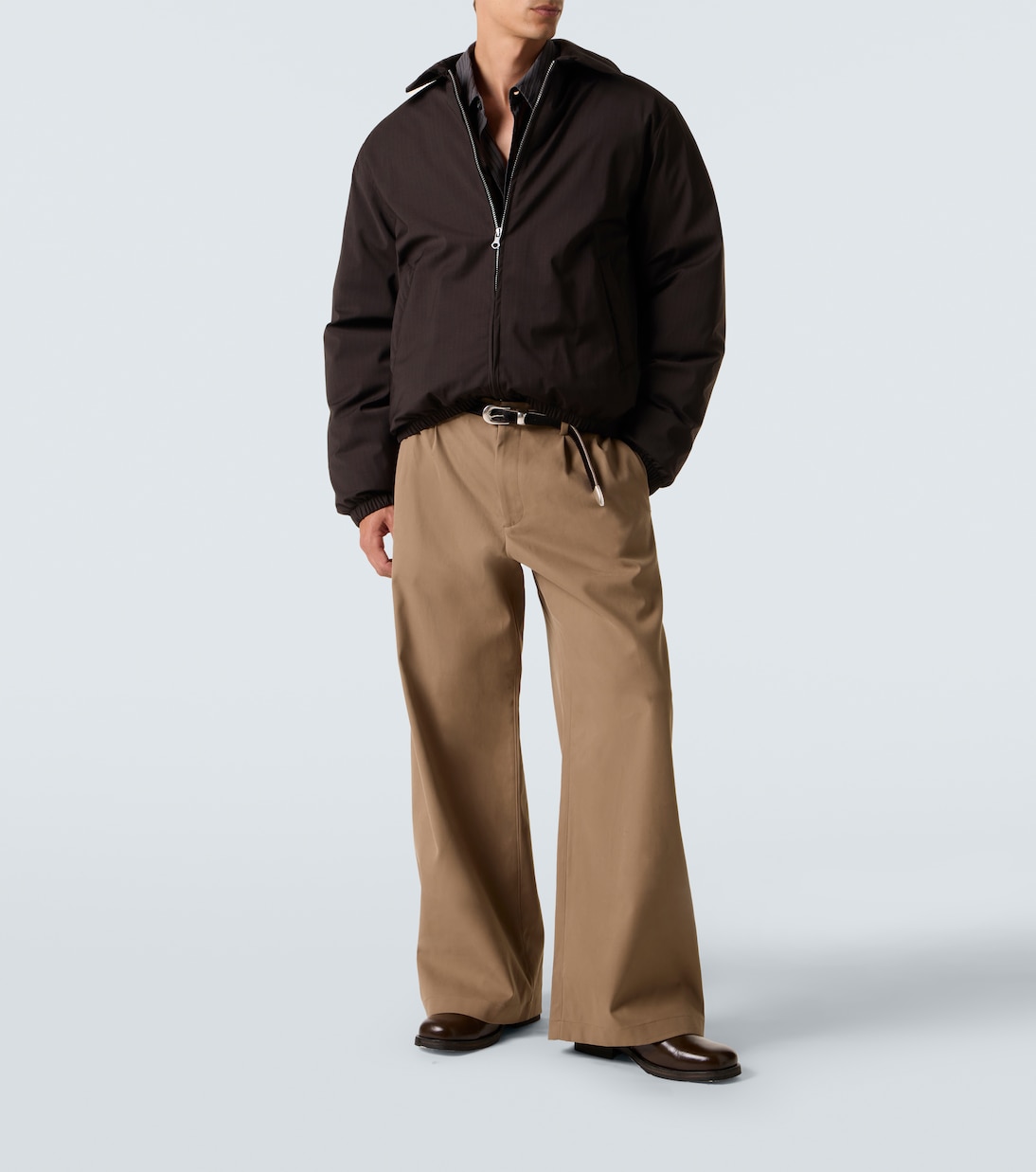 Bridge cotton twill wide-leg pants | Our Legacy