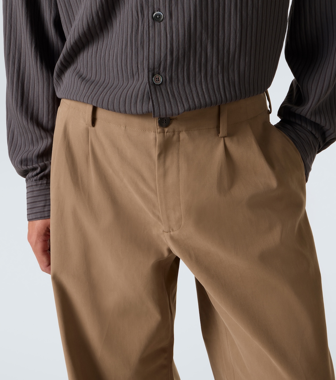 Bridge cotton twill wide-leg pants | Our Legacy