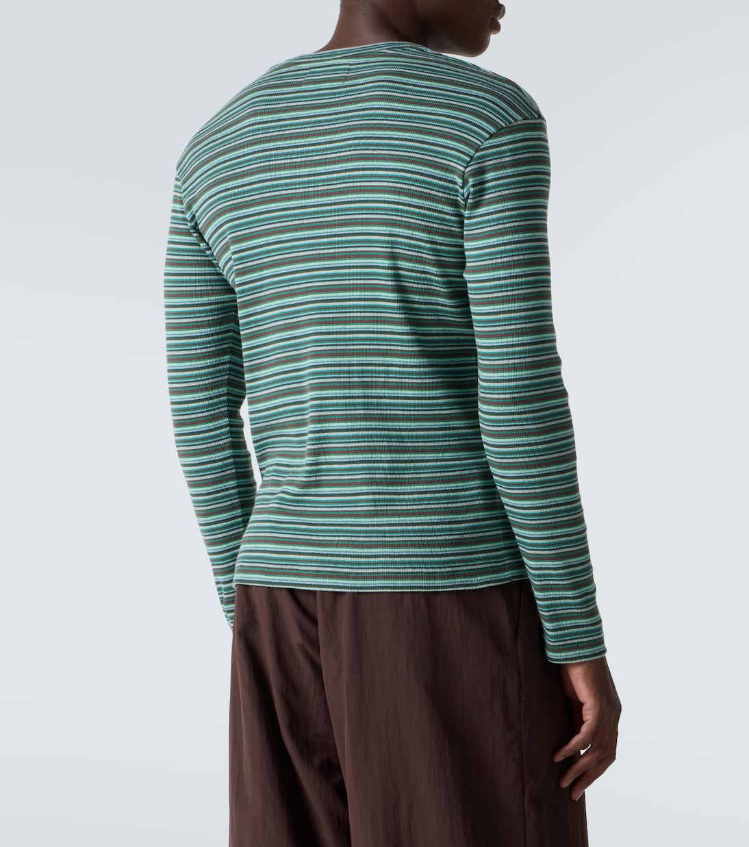 Striped cotton jersey T-shirt  | ERL