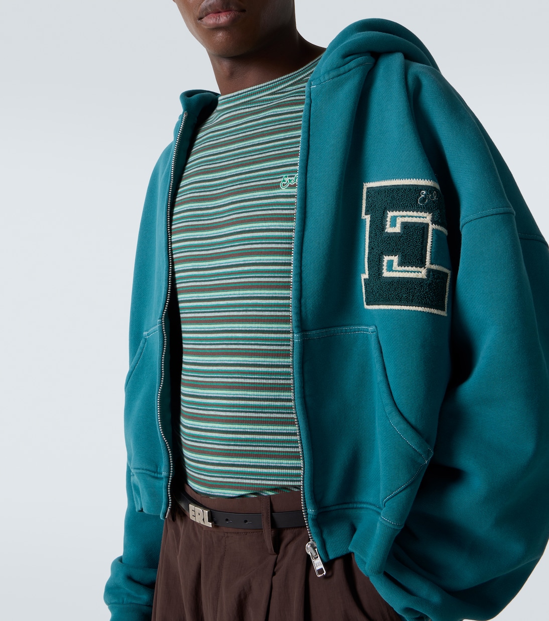 Striped cotton jersey T-shirt  | ERL