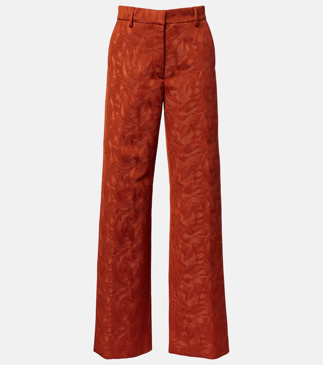 Pantalon droit en jacquard | Dries Van Noten