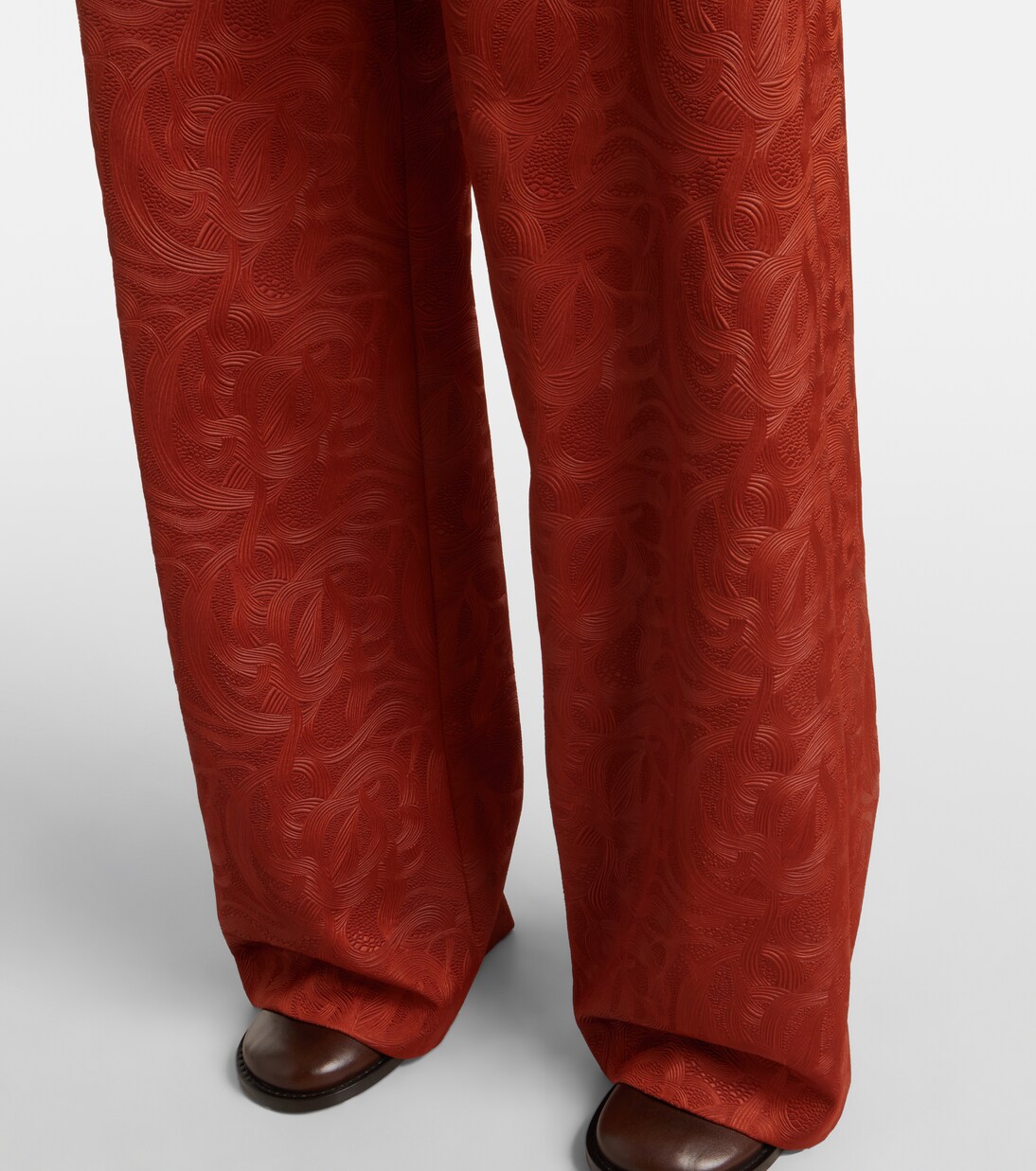 Pantalon droit en jacquard | Dries Van Noten