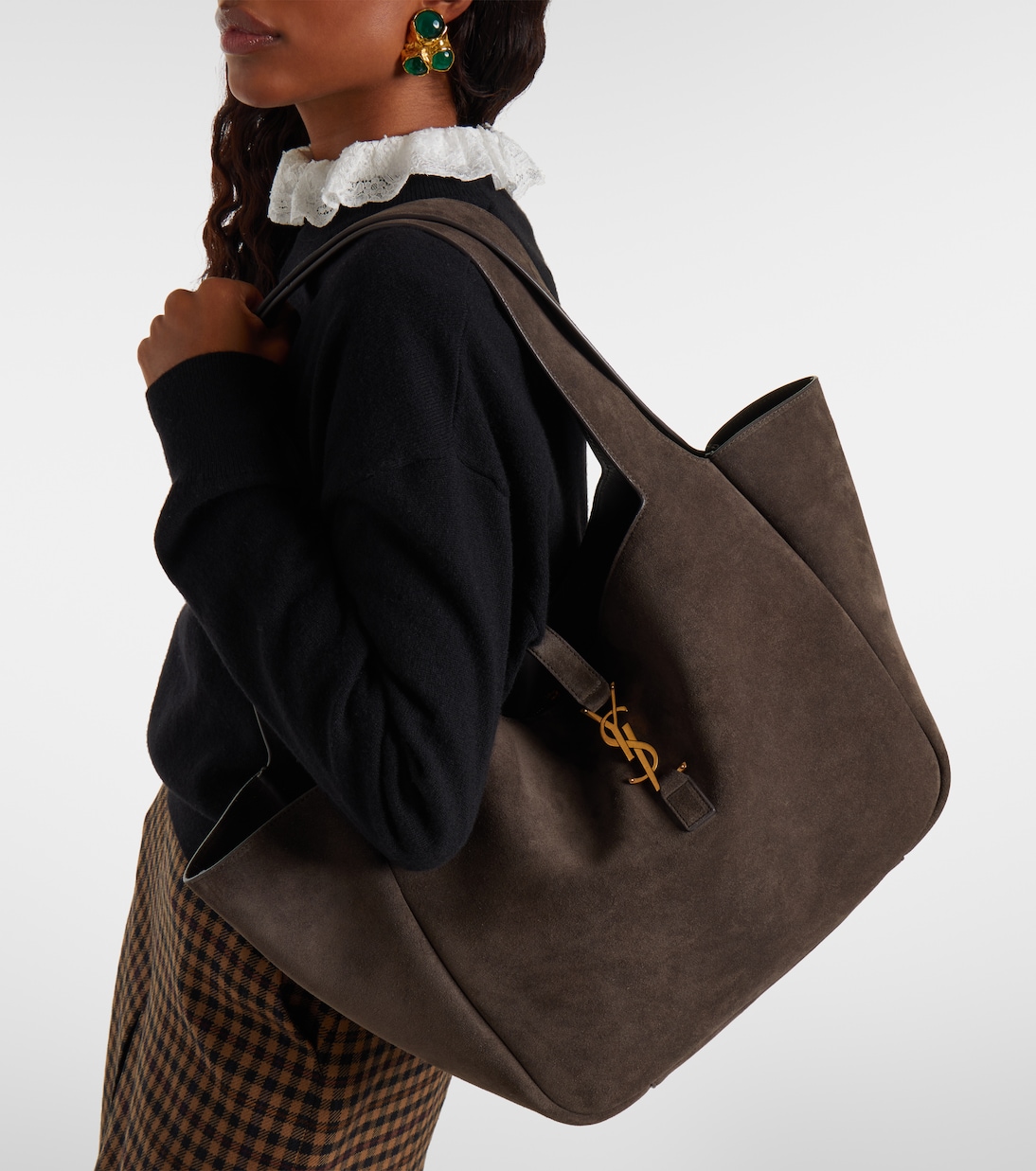Le 5 à 7 Bea suede tote bag | Saint Laurent
