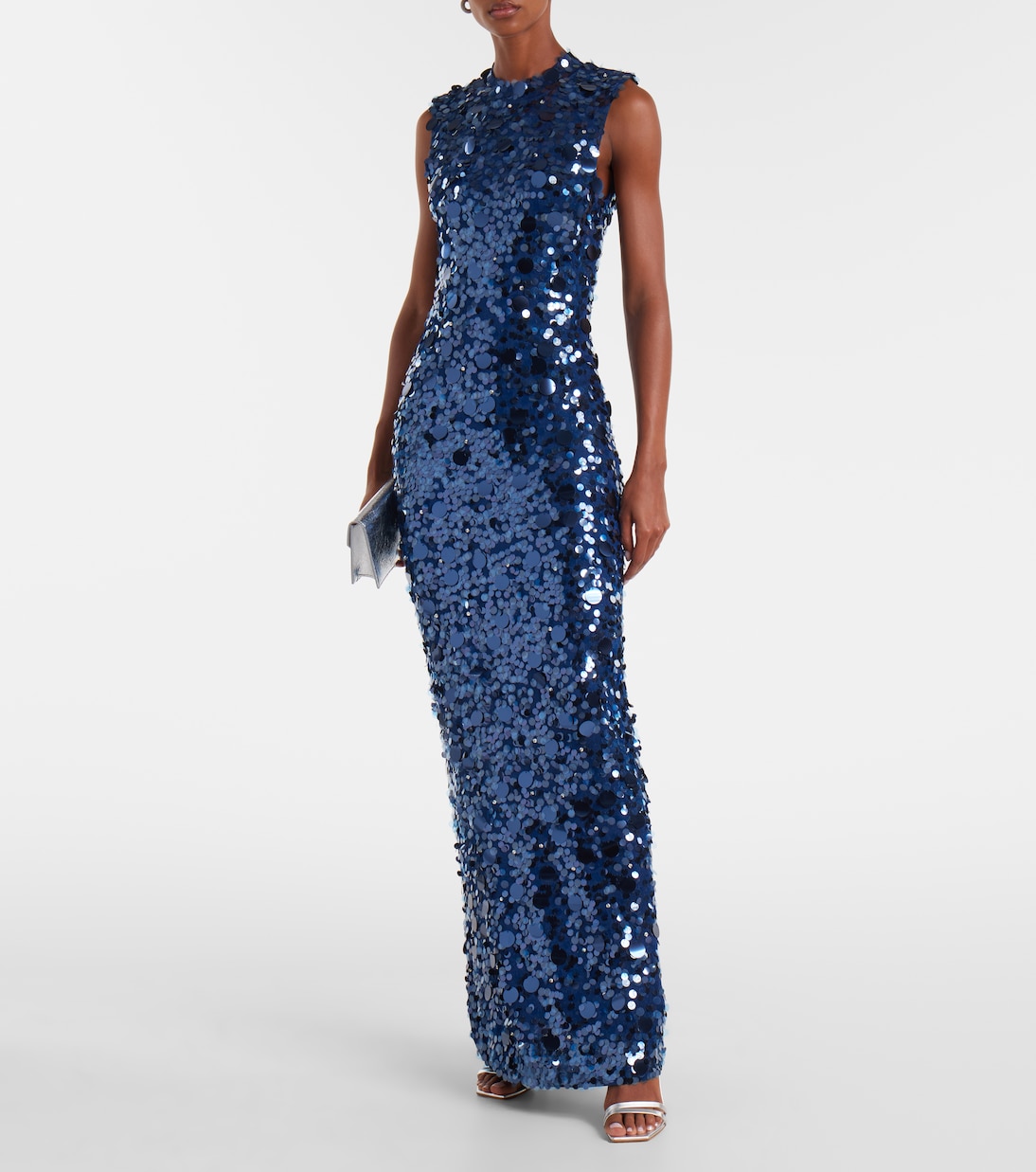 Abito lungo con paillettes  | Carolina Herrera
