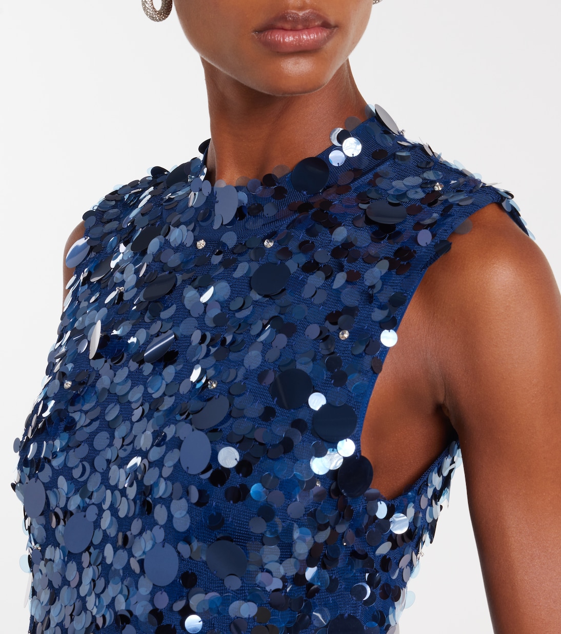 Abito lungo con paillettes  | Carolina Herrera