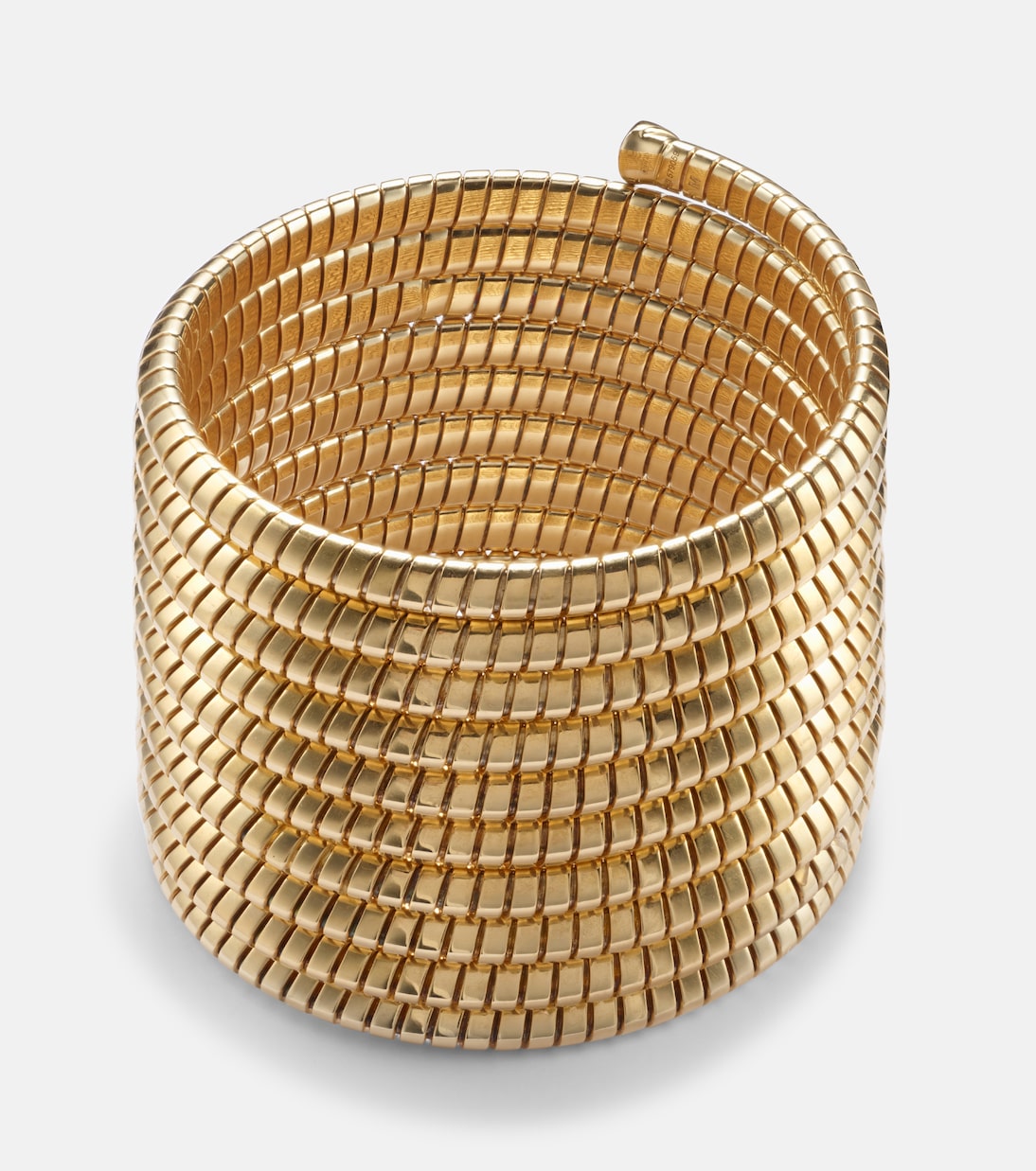 Trisolina 18kt gold bangle with diamonds | Marina B