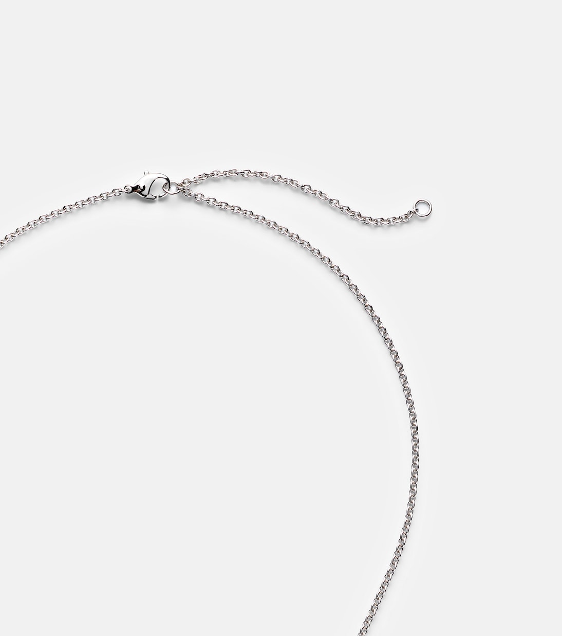 18kt white gold necklace with pearls and diamonds | Mikimoto