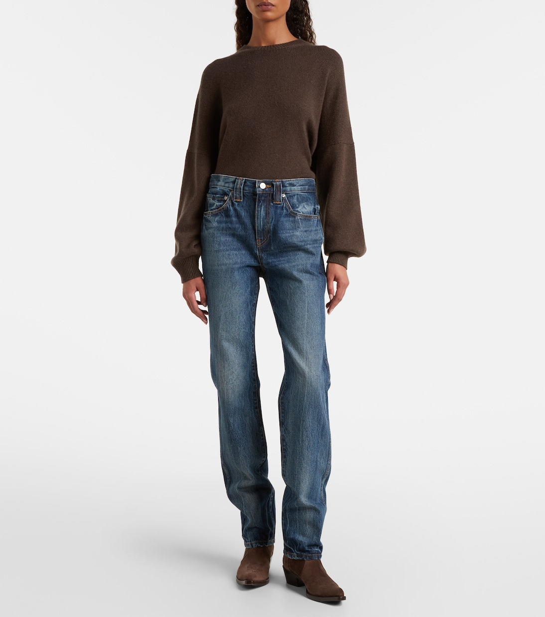 High-Rise Straight Jeans Farley | Khaite