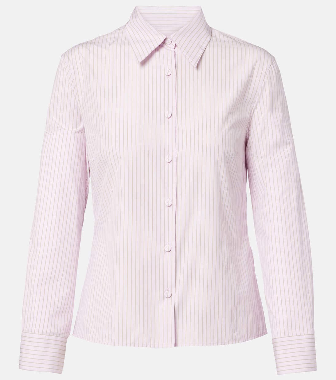 Pinstripe cotton poplin shirt | Calvin Klein Collection