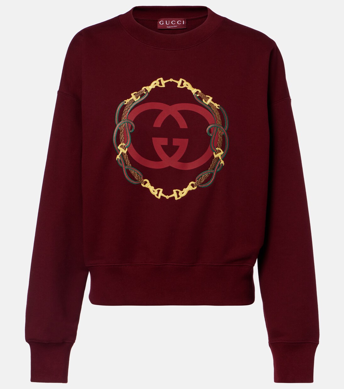 Besticktes Sweatshirt aus Baumwolle | Gucci