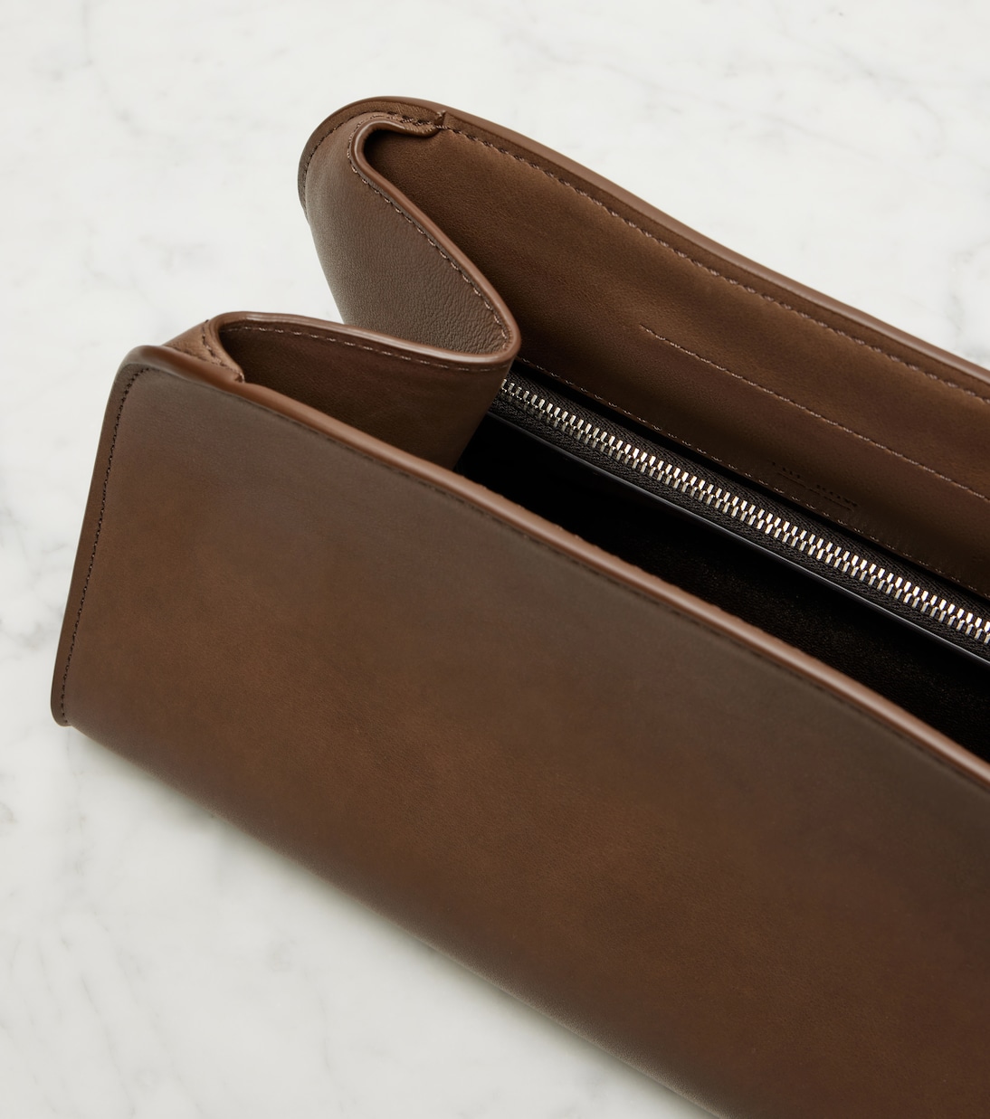 Peggy Small leather clutch | The Row
