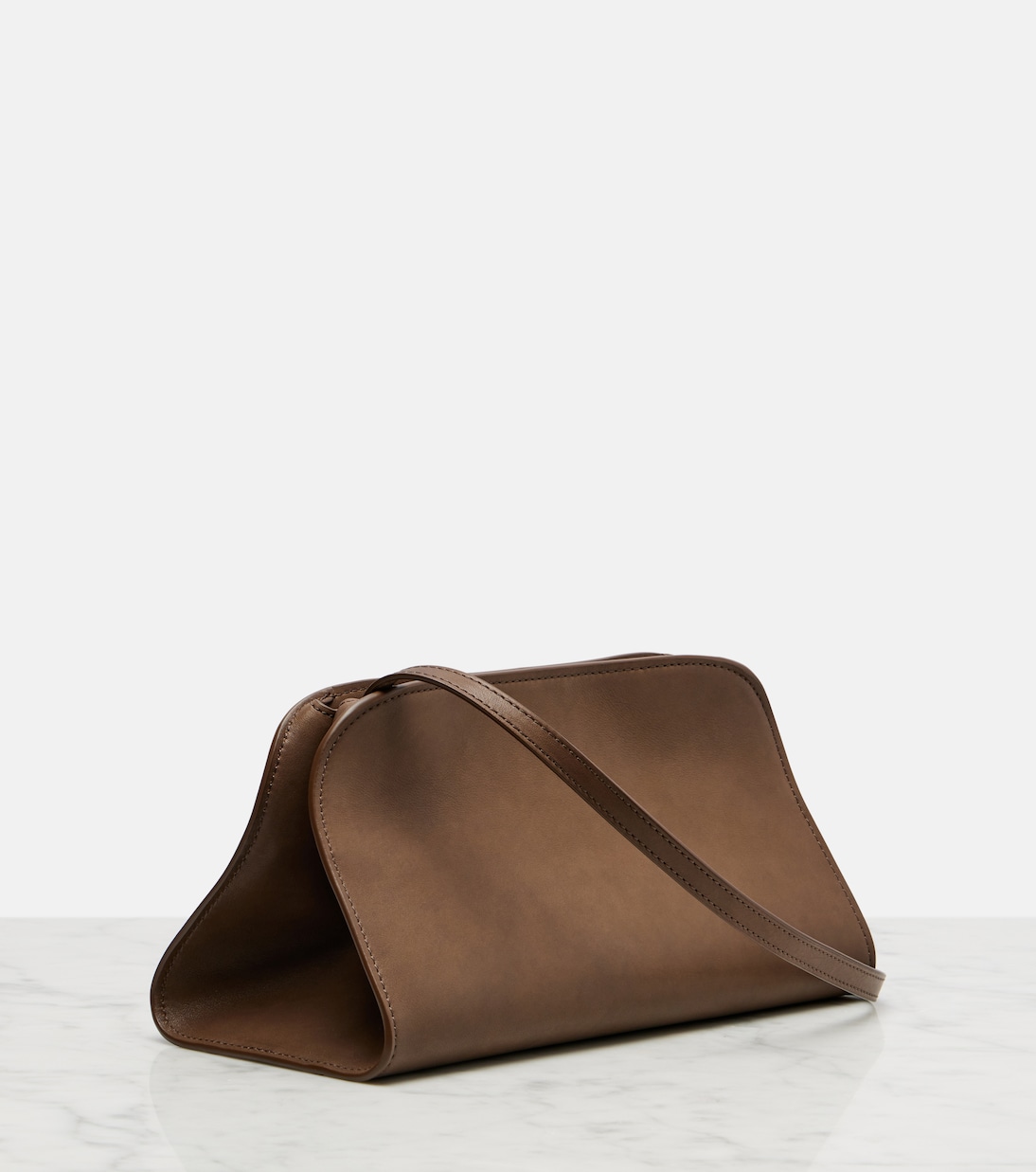 Peggy Small leather clutch | The Row