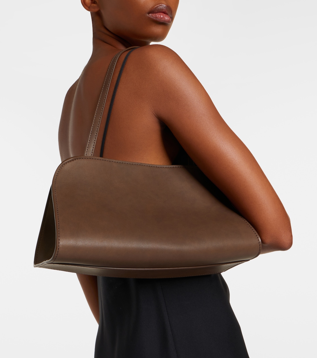 Peggy Small leather clutch | The Row