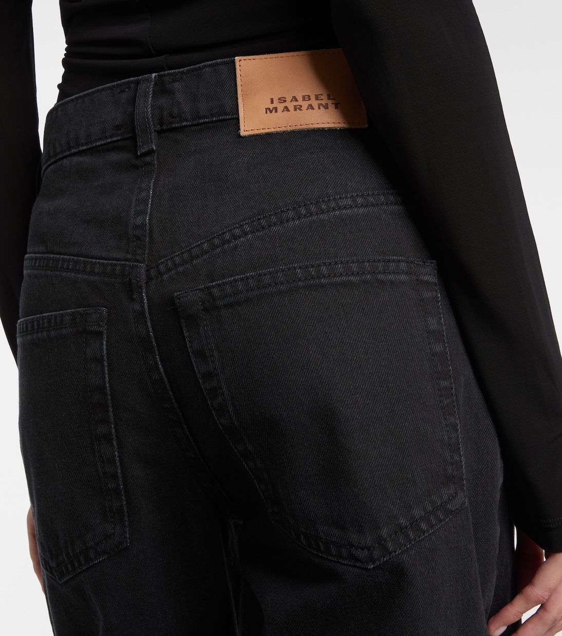 Mid-Rise Straight Jeans Dromie | Isabel Marant
