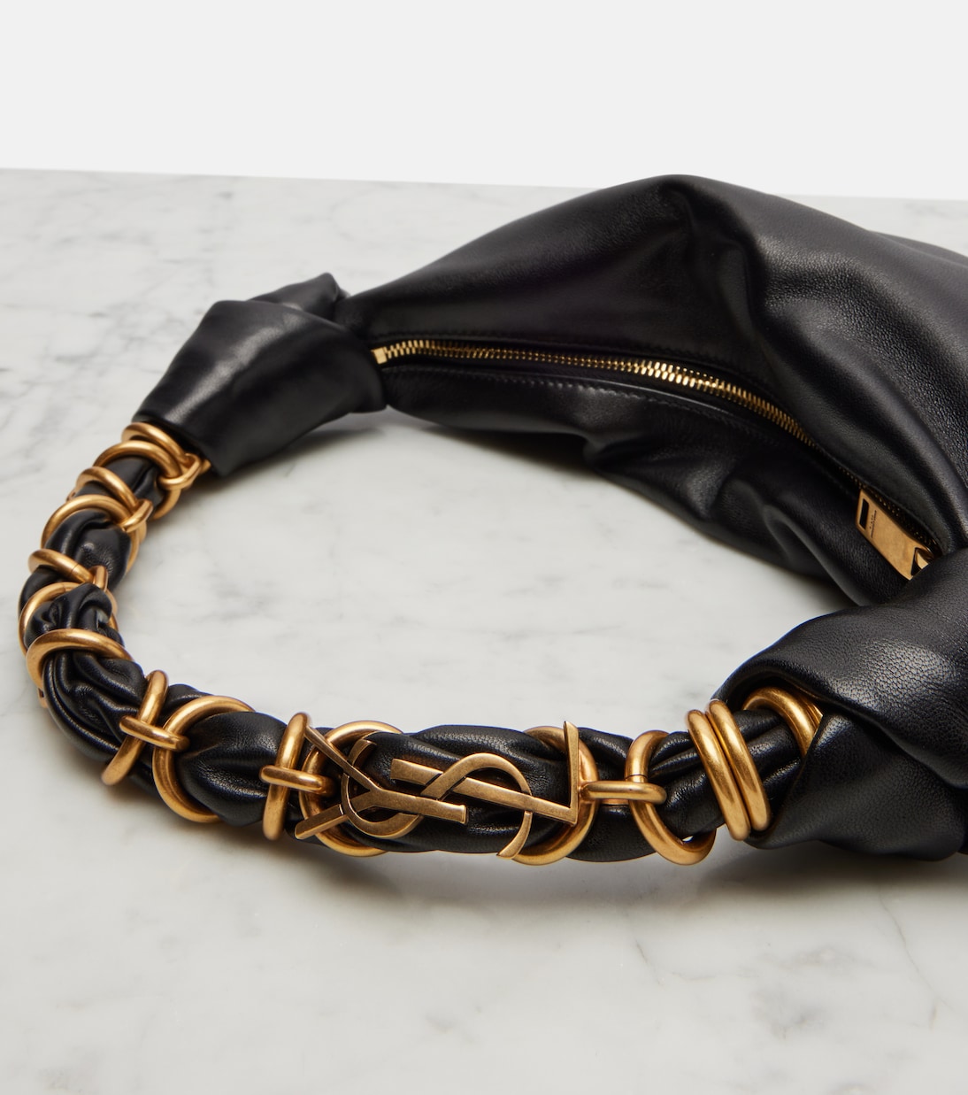 Schultertasche Amalia Mini aus Leder | Saint Laurent