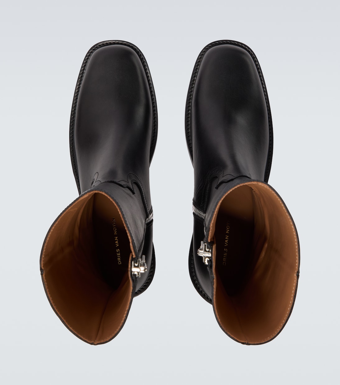 Ankle Boots aus Leder | Dries Van Noten