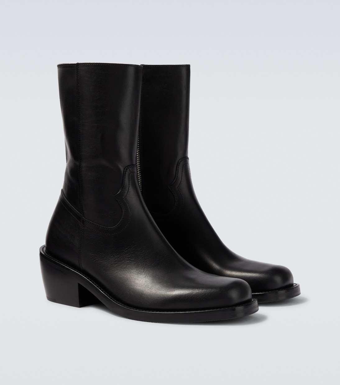 Ankle Boots aus Leder | Dries Van Noten