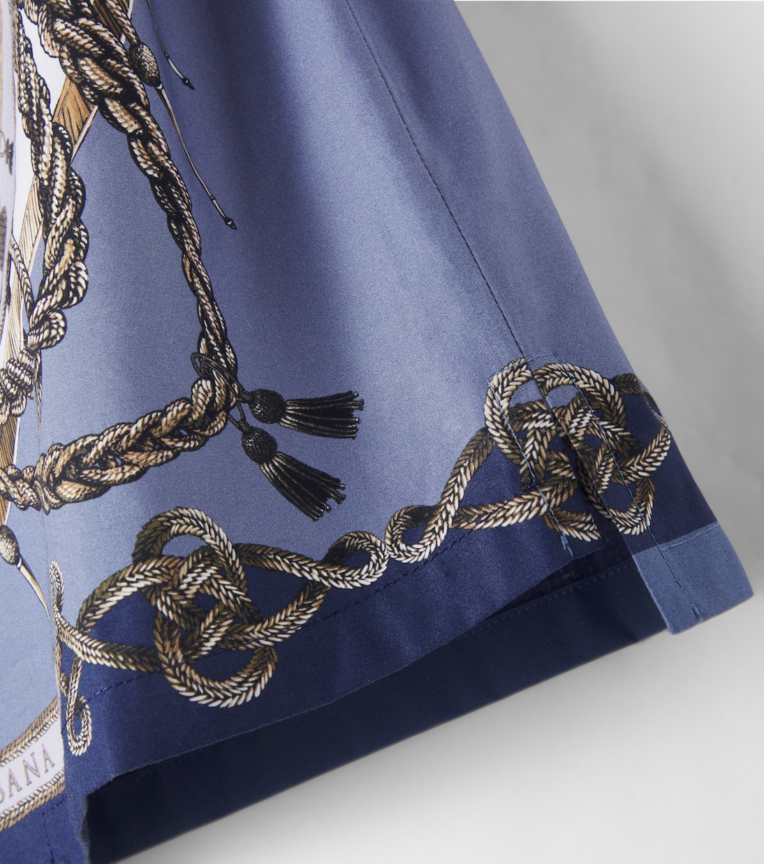 Printed cotton poplin shirt | Dolce&Gabbana Kids