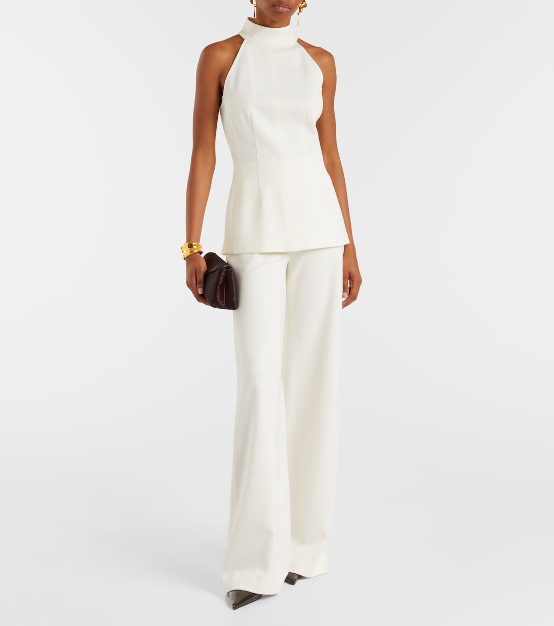 Weite High-Rise-Hose Kalinda | Veronica Beard