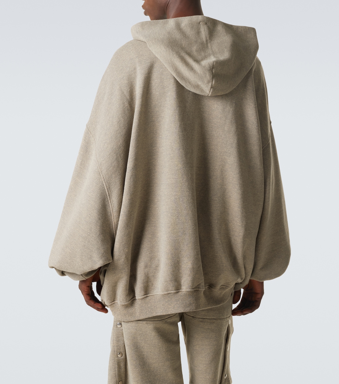 DRKSHDW - Felpa Hun con cappuccio in jersey di cotone | Rick Owens