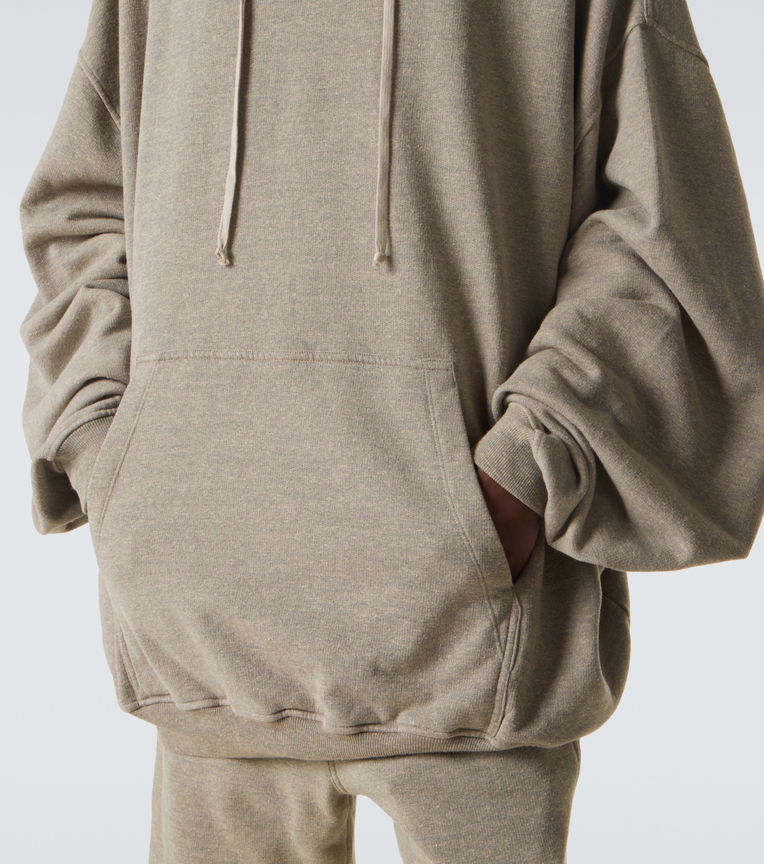 DRKSHDW - Felpa Hun con cappuccio in jersey di cotone | Rick Owens