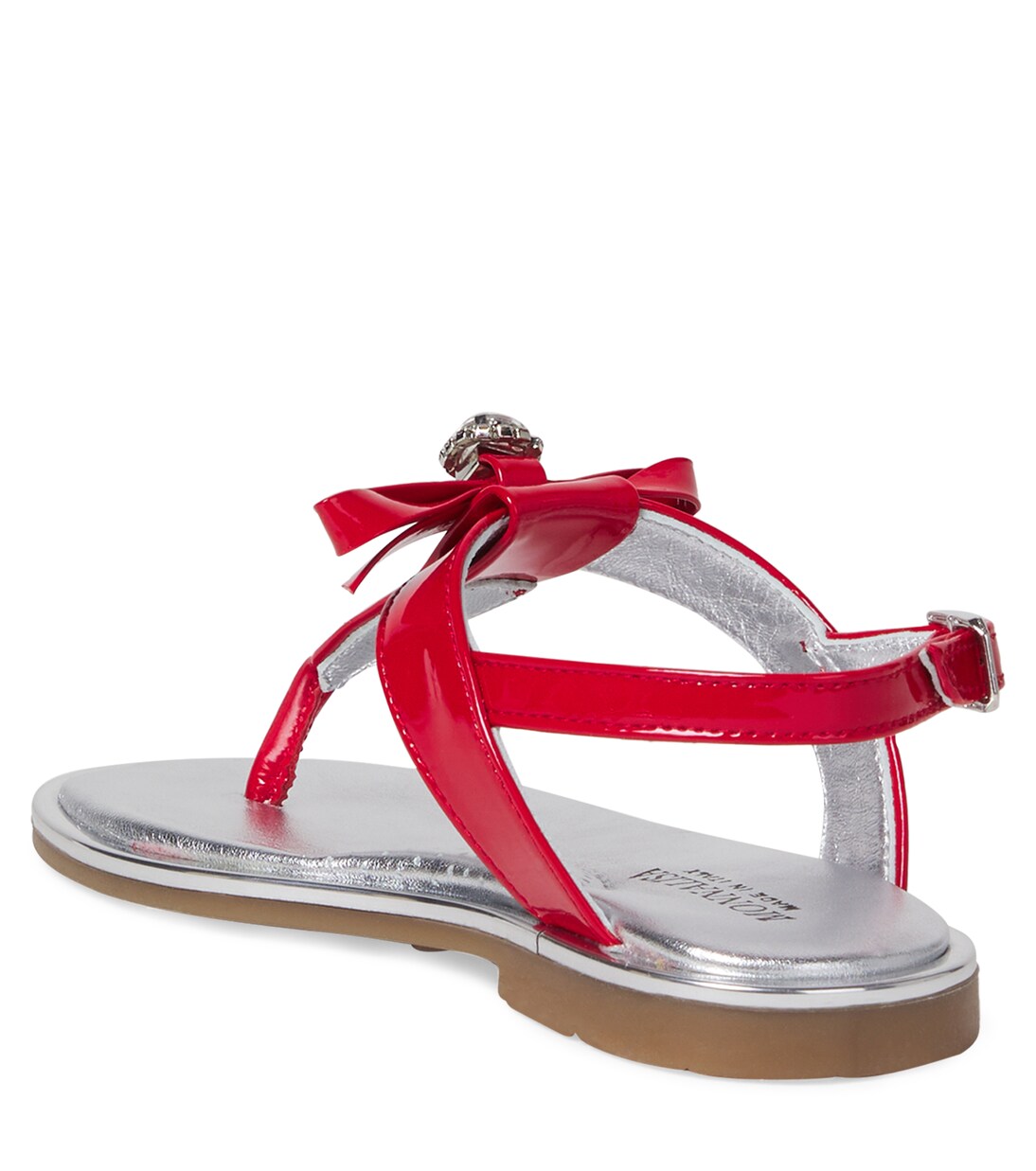 Embellished patent leather sandals  | Monnalisa