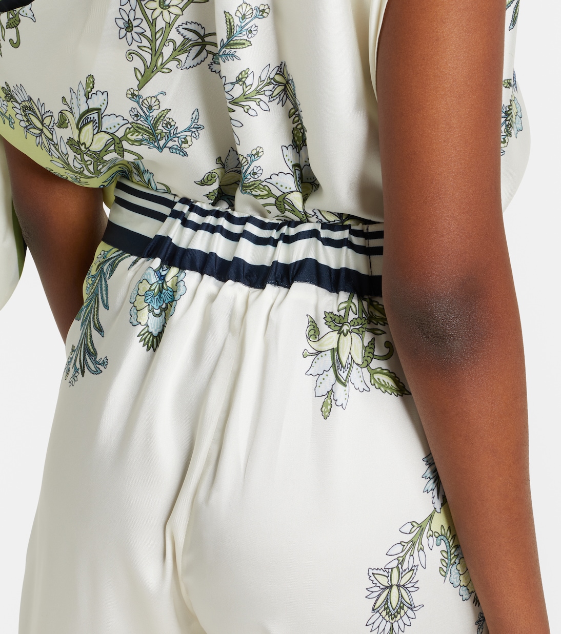 Grigore floral twill palazzo pants | Veronica Beard