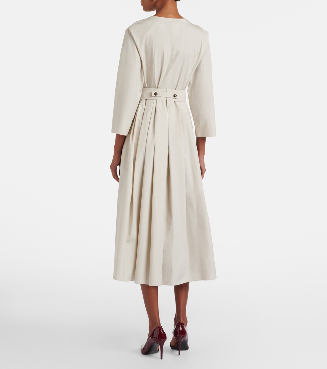 Giorno belted cotton shirt dress | 'S Max Mara